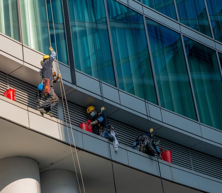 commercial window cleaner Edinburgh